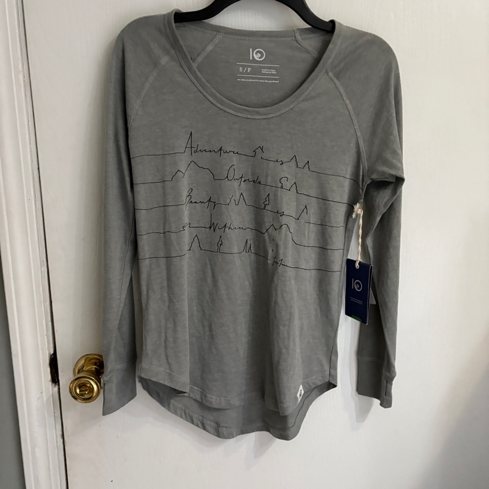 Tentree Women's Gray Long Sleeve Top